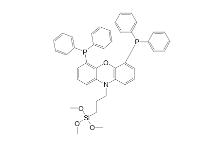 N-(3-TRIMETHOXYSILANE-N-PROPYL)-4,5-BIS-(DIPHENYLPHOSPHINO)-PHENOXAZINE