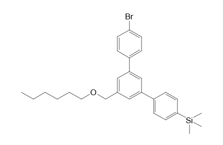4"-Bromo-5'-hexyloxymethyl-4-trimethylsilyl[1,1';3',1"']terphenyl