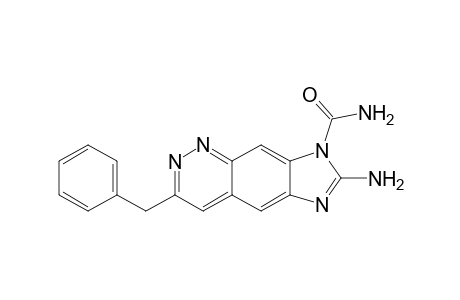 7-Amino-3-benzylimidazo[4,5-g]cinnoline-8-carboxamide
