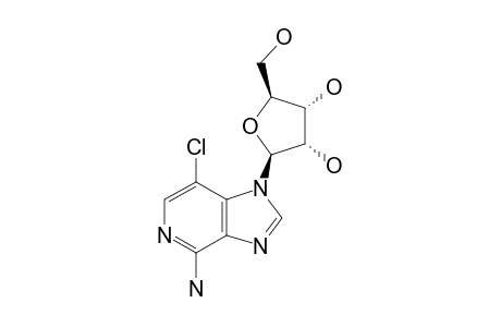 4-AMINO-7-CHLORO-1-BETA-D-RIBOFURANOSYLIMIDAZO-[4,5-C]-PYRIDINE;3-CHLORO-3-DEAZAADENOSINE