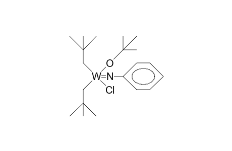 T-Butoxy-chloro-dineopentyl-phenylimido tungsten