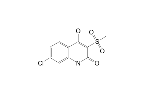 7-CHLORO-3-METHYLSULFONYL-4-HYDROXYQUINOLIN-2-(1H)-ONE;ENOL-FORM