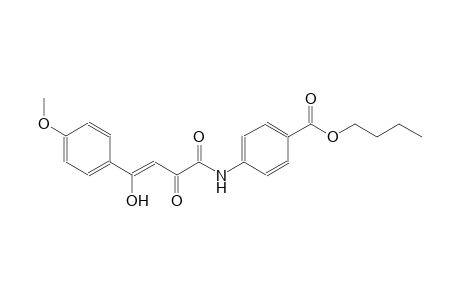 butyl 4-{[(3Z)-4-hydroxy-4-(4-methoxyphenyl)-2-oxo-3-butenoyl]amino}benzoate