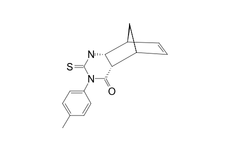 3-(Para-methylphenyl)-2-thioxo-2,3,R-4a,trans-5,trans-8,cis-8a-hexahydro-5,8-methanoquinazolin-4(1H)-one