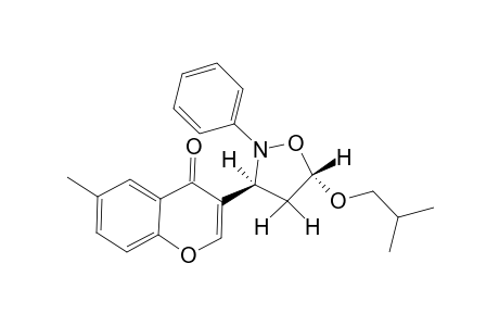 3-[(3S,5S)-5-isobutoxy-2-phenyl-isoxazolidin-3-yl]-6-methyl-chromen-4-one