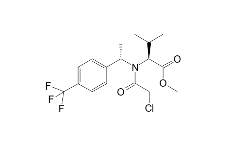 2-{(2-Chloroacetyl)-[1-(4-trifluoromethylphenyl)ethyl]amino}-3-methylbutyric acid methyl ester isomer