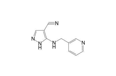 1H-Pyrazole-4-carbonitrile, 5-[(3-pyridinylmethyl)amino]-