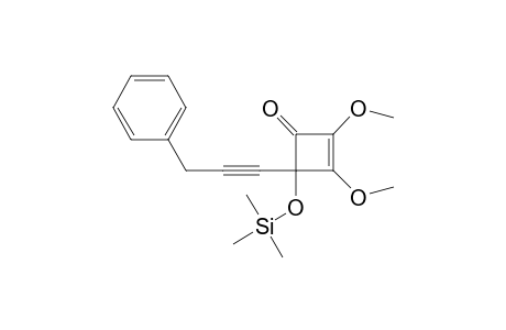 2-Cyclobuten-1-one, 2,3-dimethoxy-4-(3-phenyl-1-propynyl)-4-[(trimethylsilyl)oxy]-