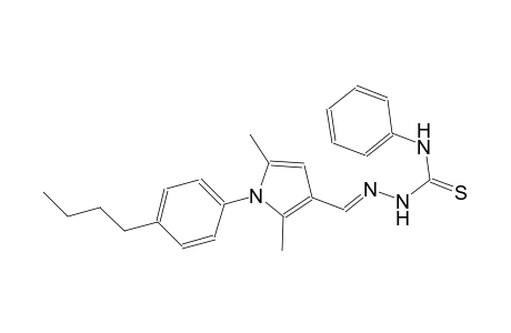 1-(4-butylphenyl)-2,5-dimethyl-1H-pyrrole-3-carbaldehyde N-phenylthiosemicarbazone