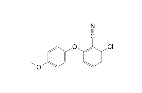 2-chloro-6-(p-methoxyphenoxy)benzonitrile