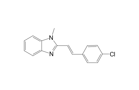 N-Methyl-2-(4-chlorophenyl)eth-2-en-2-yl-1H-benzimidazole