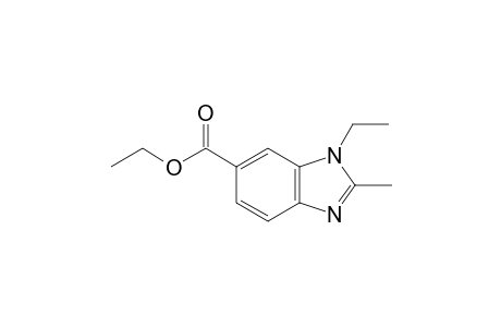 1H-1,3-Benzimidazole-6-carboxylic acid, 1-ethyl-2-methyl-, ethyl ester