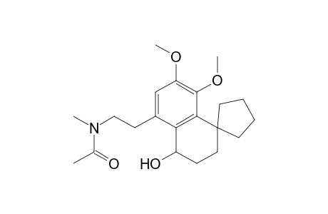 Acetamide, N-[2-(3',4'-dihydro-4'-hydroxy-7',8'-dimethoxyspiro[cyclopentane-1,1' (2'H)-naphthalen]-5'-yl)ethyl]-N-methyl-