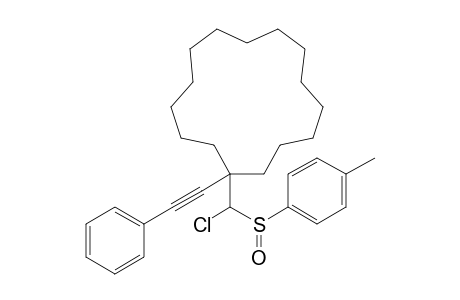1-[Chloro(p-tolylsulfinyl)methyl]-1-phenylethynylcyclopentadecane