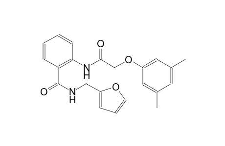 2-{[(3,5-dimethylphenoxy)acetyl]amino}-N-(2-furylmethyl)benzamide