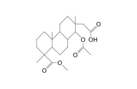 14-Acetoxy-16,18-isopimaranedioic acid, 18-monome thyl ester