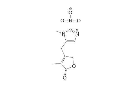 13-NOR-8(11)-DIHYDROPILOCARPINE;PTRCE-NB-2-HNO3