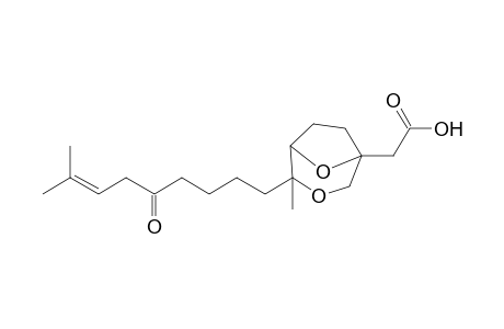 (1RS,4SR,5RS)-4-(8-methyl-5-oxo-7-nonenyl)-4-methyl-3,8-dioxabicyclo[3.2.1]octane-1-ethanoic acid