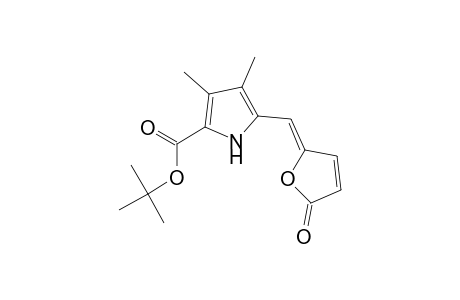 t-Butyl (Z)-5-[(2',5'-dihydro-5'-oxofuran-2'-ylidene)methyl]-3,4-dimethyl-1H-pyrrole-2-carboxylate
