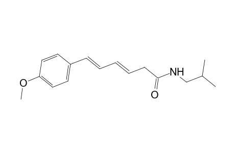 3,5-Hexadienamide, 6-(4-methoxyphenyl)-N-(2-methylpropyl)-, (E,E)-