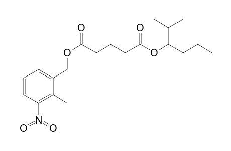 Glutaric acid, 2-methylhex-3-yl 2-methyl-3-nitrobenzyl ester