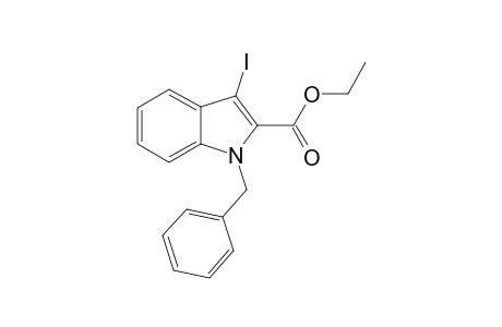Ethyl-1-benzyl-3-iodo-indole-2(1H)-carboxylate