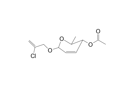 2'-Chloropro-2-enyl 4-O-acetyl-2,3,6-trideoxy-.alpha.,L-erythro-hex-2-enopyranoside