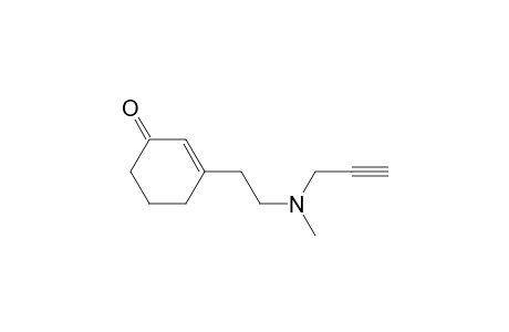 3-[2-[N-Methyl-N-(2-propynyl)amino]ethyl]-2-cyclohexenone