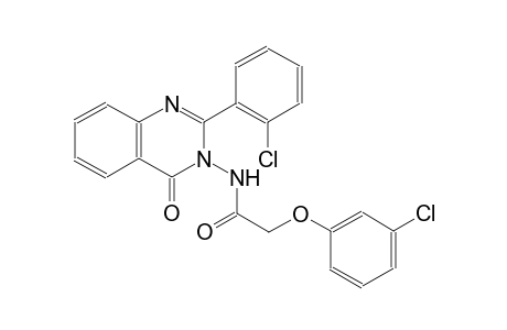 acetamide, 2-(3-chlorophenoxy)-N-(2-(2-chlorophenyl)-4-oxo-3(4H)-quinazolinyl)-