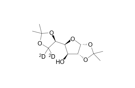 1,2-5,6-di-O-isopropylidene-.alpha.-D- glucofurannose-6,6-D2