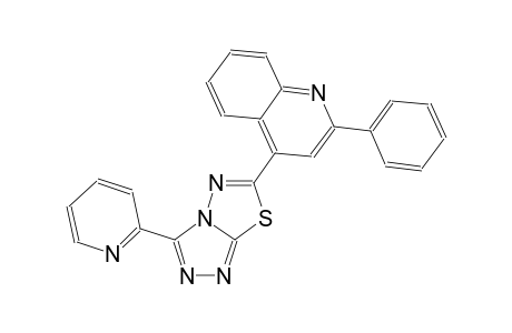 quinoline, 2-phenyl-4-[3-(2-pyridinyl)[1,2,4]triazolo[3,4-b][1,3,4]thiadiazol-6-yl]-