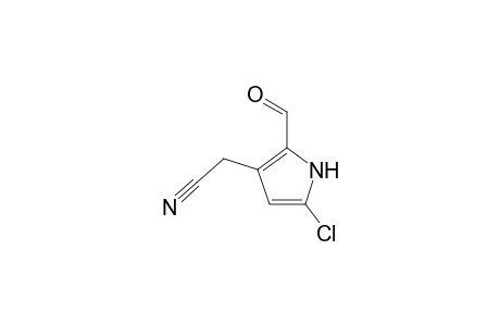 (5-Chloro-2-formyl-1H-pyrrol-3-yl)-acetonitrile