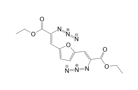 2,5-Bis[2-azido-2-(ethoxycarbonyl)ethenyl]furan