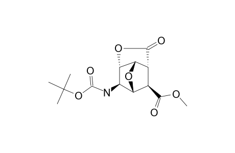 METHYL-(1RS,2RS,3SR,6RS,7SR,9RS)-2-([(TERT.-BUTOXY)-CARBONYL]-AMINO)-5-OXO-4,8-DIOXATRICYCLO-[4.2.1.0(3,7)]-NONANE-9-CARBOXYLATE