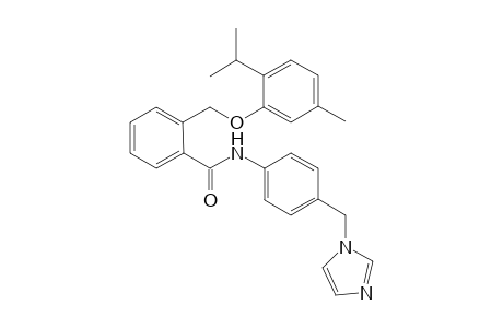 Benzamide, N-[4-(1H-imidazol-1-ylmethyl)phenyl]-2-[[5-methyl-2-(1-methylethyl)phenoxy]methyl]-