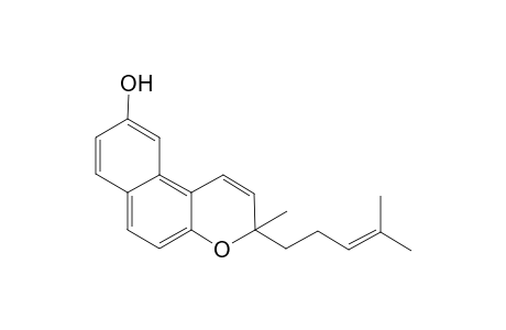 9-Hydroxy-3-methyl-2-(4-methylpent-3-enyl)-3H-naphtho[2,1-b]pyran