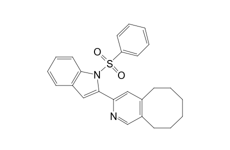 1-Phenylsulfonyl-2-(5,6,7,8,9,10-hexahydrocycloocta[c]pyridin-3-yl)-1H-indole