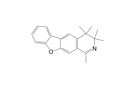 1,3,3,4,4-Pentamethyl-3,4-dihydrobenzofuro[3,2-g]isoquinoline