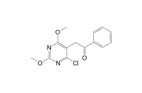 2-(4-Chloro-2,6-dimethoxypyrimidin-5-yl)-1-phenylethanone