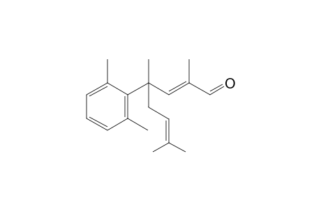 (E)-4-(2,6-Dimethylphenyl)-2,4,7-trimethyloct-2,6-dienal