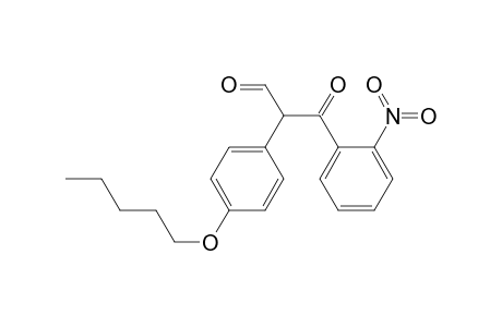 Benzenepropanal, 2-nitro-.beta.-oxo-.alpha.-[4-(pentyloxy)phenyl]-