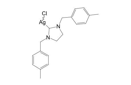 CHLORO-1,3-BIS-(4-METHYLBENZYL)-IMIDAZOLIN-2-YLDENE-SILVER(I)