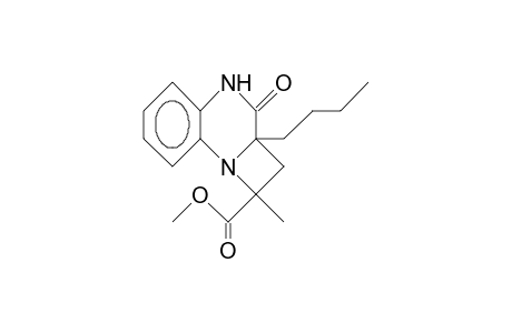 3-Butyl-3,4-(2-methoxycarbonyl-2-methyl)-ethano-3,4-dihydro-quinoxalin-2-one