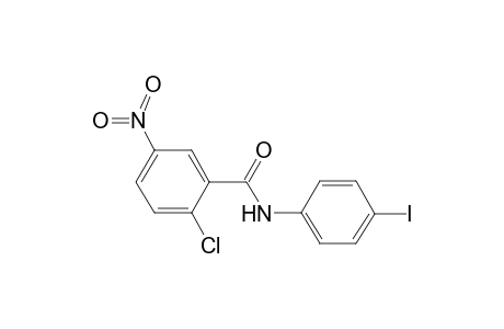 2-Chloro-N-(4-iodophenyl)-5-nitrobenzamide