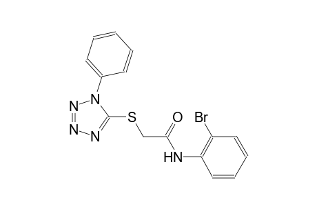 N-(2-bromophenyl)-2-[(1-phenyl-1H-tetraazol-5-yl)sulfanyl]acetamide