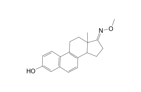 Estra-1,3,5,7,9-pentaen-17-one, 3-hydroxy-, O-methyloxime