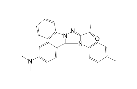 ethanone, 1-[5-[4-(dimethylamino)phenyl]-4,5-dihydro-4-(4-methylphenyl)-1-phenyl-1H-1,2,4-triazol-3-yl]-