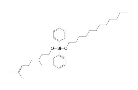 Silane, diphenylcitronellyloxydodecyloxy-