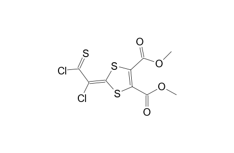 Dimethyl 2-(1,2-dichloro-2-thioxoethylidene)-1,3-dithiole-4,5-dicarboxylate