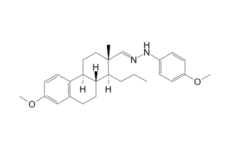 16,17-seco-3-Methoxyestra-1,3,5(10)-trien-17-al-(p-Methoxyphenyl)-hydrazone